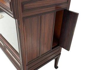 Art Deco Amsterdamse School Vitrine or display cabinet by Napoleon Le Grand